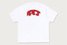 A BATHING APE LOGO RELAXED FIT TEE