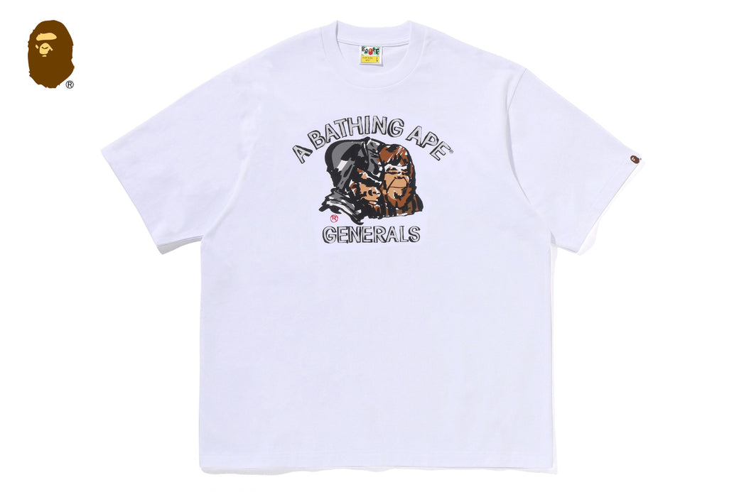APE GENERAL HAND DRAWN RELAXED FIT TEE | bape.com