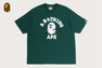 BAPE STICKER COLLEGE RELAXED FIT TEE
