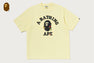 BAPE STICKER COLLEGE RELAXED FIT TEE