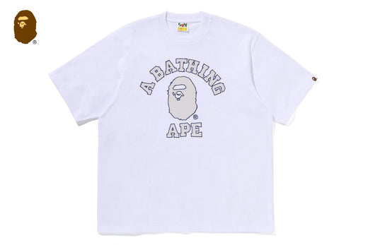 HAND DRAWN OUTLINE COLLEGE RELAXED FIT TEE