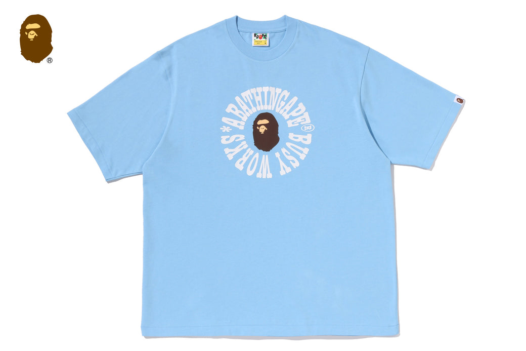 BUSY WORKS LOGO RELAXED FIT TEE | bape.com