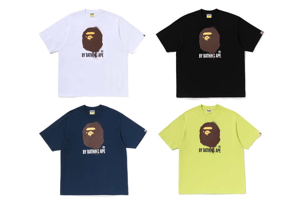 SPRAY PRINT BY BATHING APE RELAXED FIT TEE | bape.com