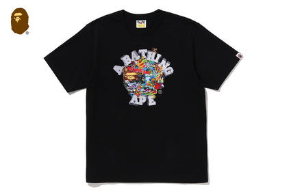 COLORFUL 3D GRAPHIC COLLEGE TEE