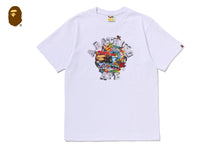 COLORFUL 3D GRAPHIC COLLEGE TEE