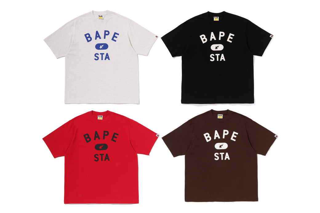 BAPE STA COLLEGE RELAXED FIT TEE #2 | bape.com