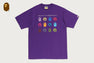 BAPE WORLD MULTI LOGO TEE