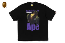 APE HEAD PHOTO PRINT RELAXED FIT TEE