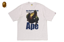 APE HEAD PHOTO PRINT RELAXED FIT TEE