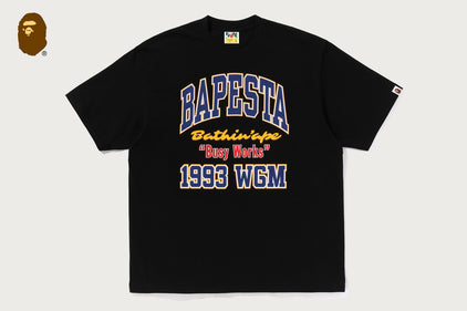 BAPE STA COLLEGE RELAXED FIT TEE #1