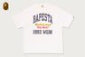 BAPE STA COLLEGE RELAXED FIT TEE #1