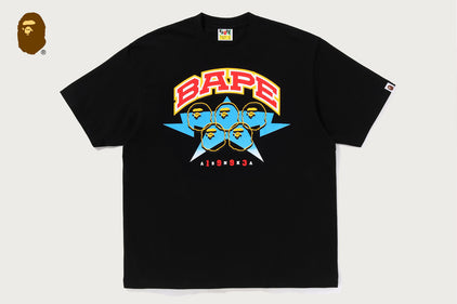 BAPE TWIN STA SPORT COLLEGE RELAXED FIT TEE