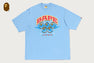 BAPE TWIN STA SPORT COLLEGE RELAXED FIT TEE