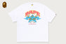 BAPE TWIN STA SPORT COLLEGE RELAXED FIT TEE