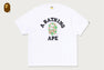 METALLIC BAPE STA COLLEGE RELAXED FIT TEE