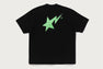 METALLIC BAPE STA LOGO RELAXED FIT TEE