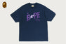 METALLIC BAPE STA LOGO RELAXED FIT TEE