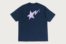 METALLIC BAPE STA LOGO RELAXED FIT TEE