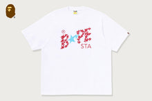 METALLIC BAPE STA LOGO RELAXED FIT TEE