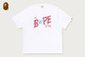 METALLIC BAPE STA LOGO RELAXED FIT TEE