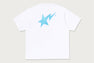 METALLIC BAPE STA LOGO RELAXED FIT TEE