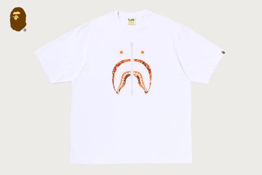 SPLASH CAMO SHARK FACE RELAXED FIT TEE