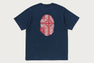 PAISLEY PATTERN APE HEAD TEE