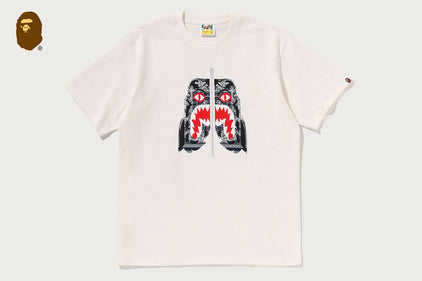 PAISLEY PATTERN TIGER FACE TEE