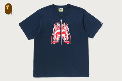 PAISLEY PATTERN TIGER FACE TEE