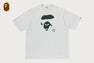 CROC PATTERN APE FACE RELAXED FIT TEE