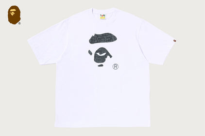 CROC PATTERN APE FACE RELAXED FIT TEE