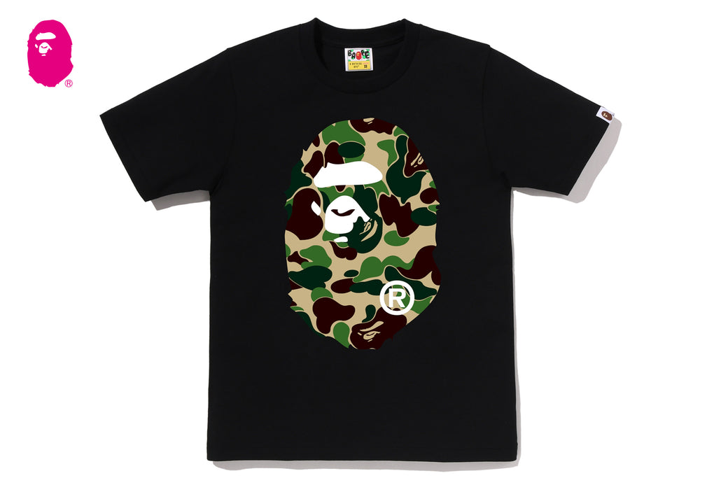 ABC CAMO BIG APE HEAD TEE | bape.com