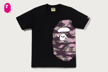 TIGER CAMO SIDE BIG APE HEAD TEE