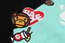STICKERS ON APE HEAD TEE