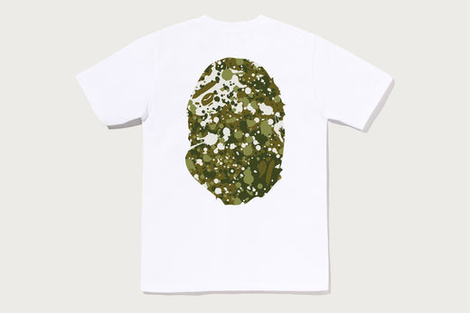 SPLASH CAMO BIG APE HEAD TEE