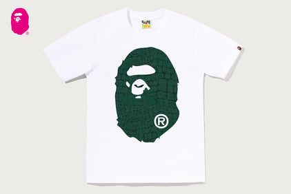CROC PATTERN BIG APE HEAD TEE