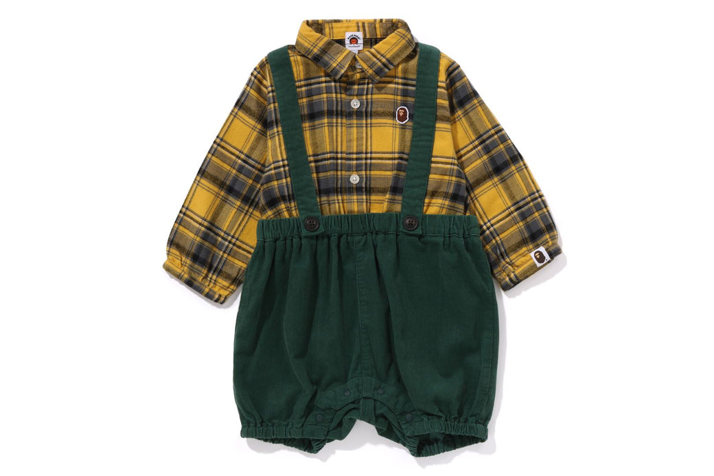 APE HEAD SUSPENDERS PANTS LAYERED ROMPERS | bape.com