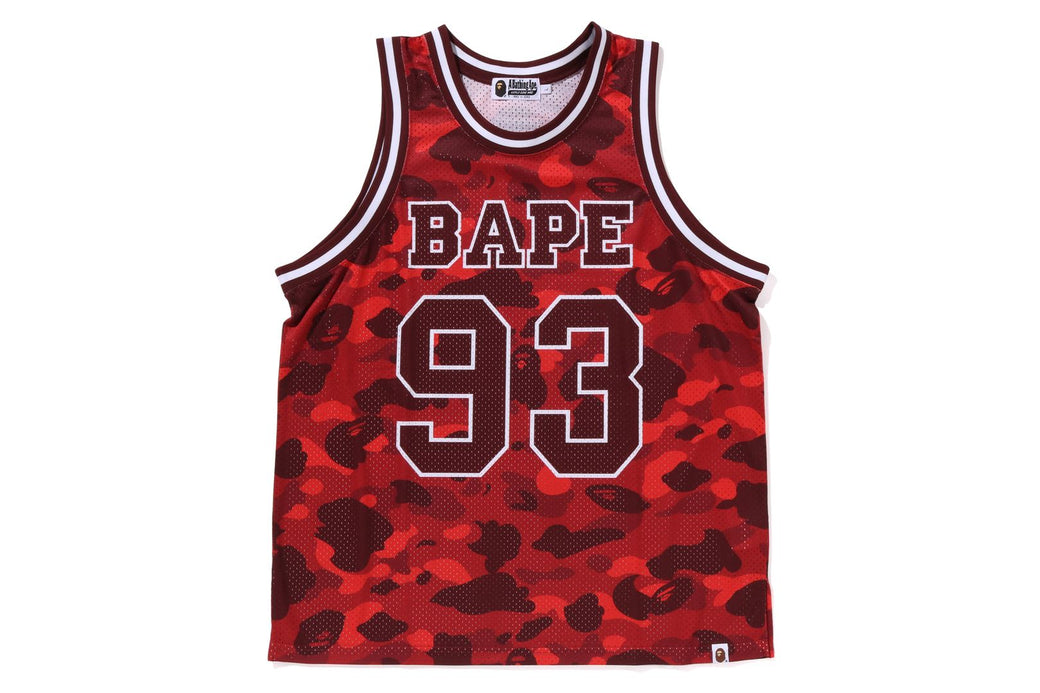 COLOR CAMO BASKETBALL TANK TOP