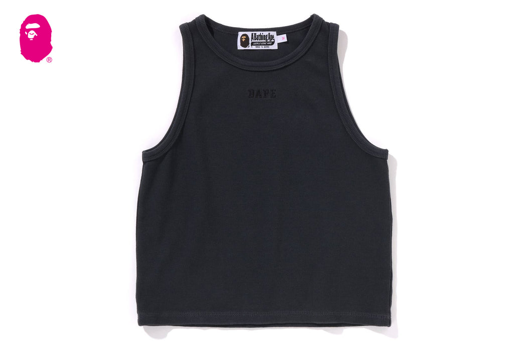 PIGMENT DYED RIB TANK TOP | bape.com