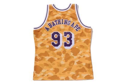 【 BAPE X M&N NBA 】LOS ANGELES LAKERS SWINGMAN JERSEY