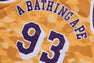 【 BAPE X M&N NBA 】LOS ANGELES LAKERS SWINGMAN JERSEY