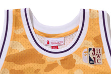 【 BAPE X M&N NBA 】LOS ANGELES LAKERS SWINGMAN JERSEY
