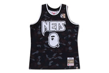 【 BAPE X M&N NBA 】NEW JERSEY NETS SWINGMAN JERSEY