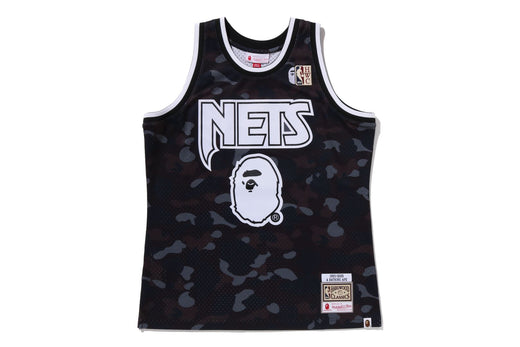 【 BAPE X M&N NBA 】NEW JERSEY NETS SWINGMAN JERSEY