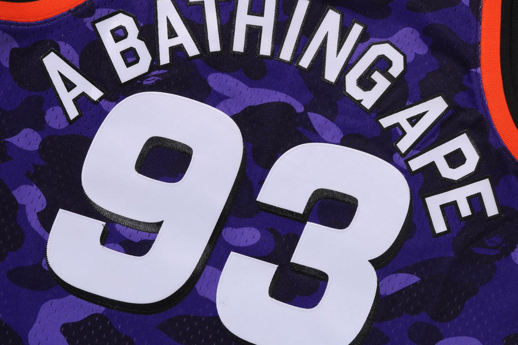 BAPE X M&N NBA 】PHOENIX SUNS SWINGMAN JERSEY | bape.com