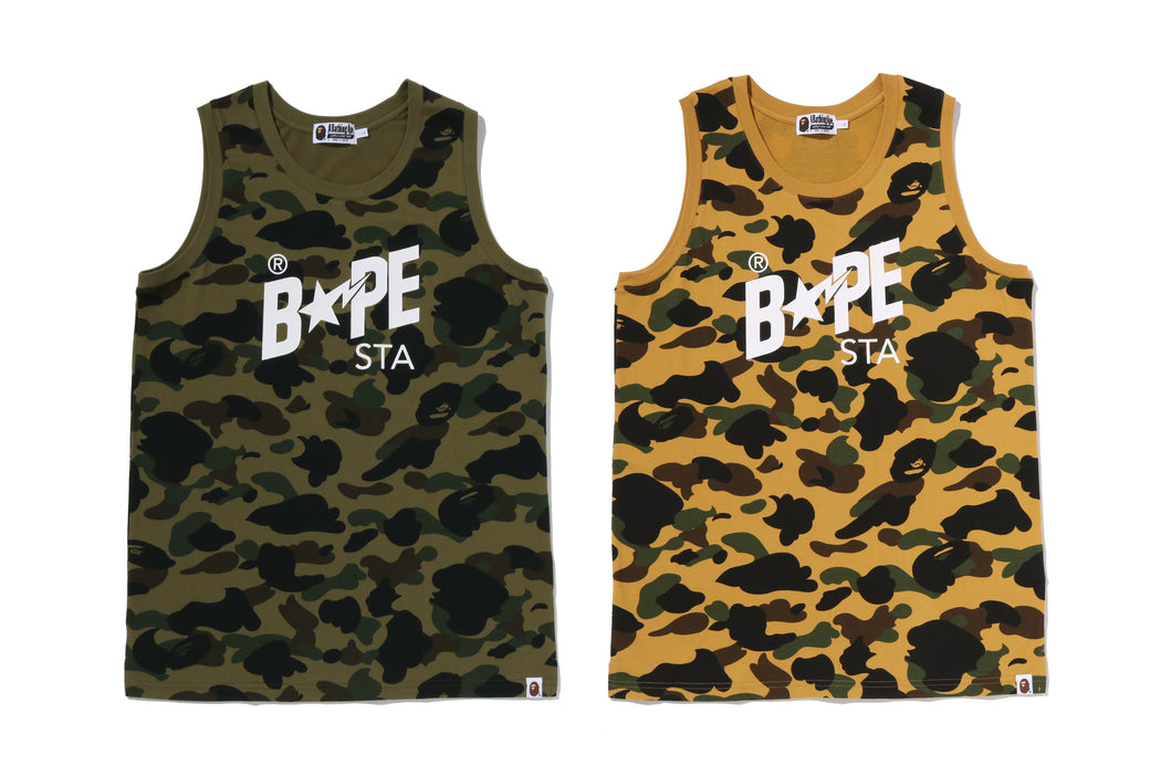 1ST CAMO BAPE STA TANK TOP | bape.com