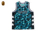 COLOR CAMO MESH MULTI LOGO RELAXED FIT TANK TOP