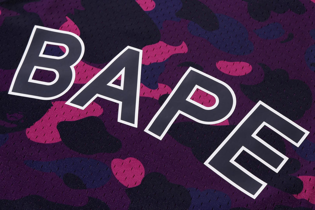 COLOR CAMO MESH MULTI LOGO RELAXED FIT TANK TOP | bape.com