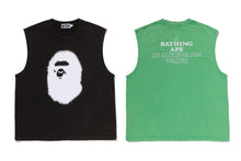 HEAVY WASH APE HEAD CROPPED FIT TANK TOP