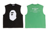 HEAVY WASH APE HEAD CROPPED FIT TANK TOP
